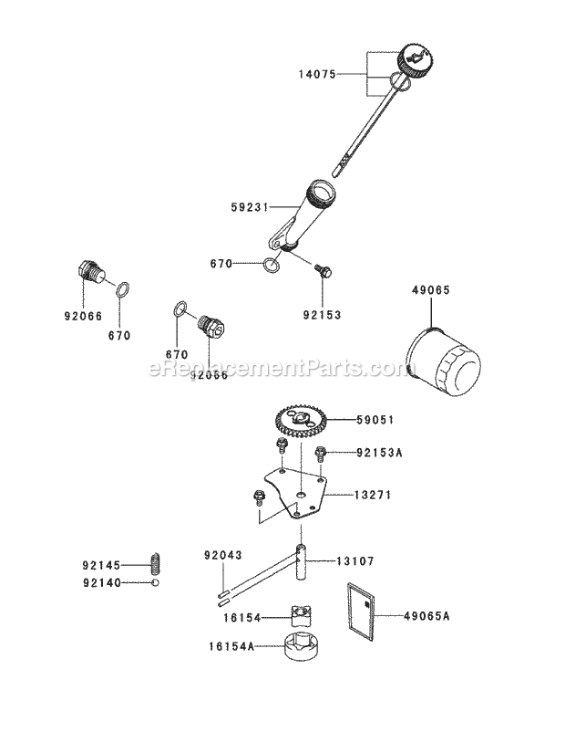 Fx1000v-As00 Lubrication Equipment Diagram and Parts List for M72-KW 53AI8CTZ750-37HP-OHV Cub Cadet Lawn Tractor